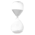 thumbnail image 4 of Sand Clock Timer Transparent Glass Sand Clock Modern Sand Clock Timer Creative Sand Clock (White), 4 of 4