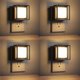 thumbnail image 1 of Luz nocturna LED DoresShop, enchufable desde el anochecer hasta el amanecer, paquete de 4, 1 of 7