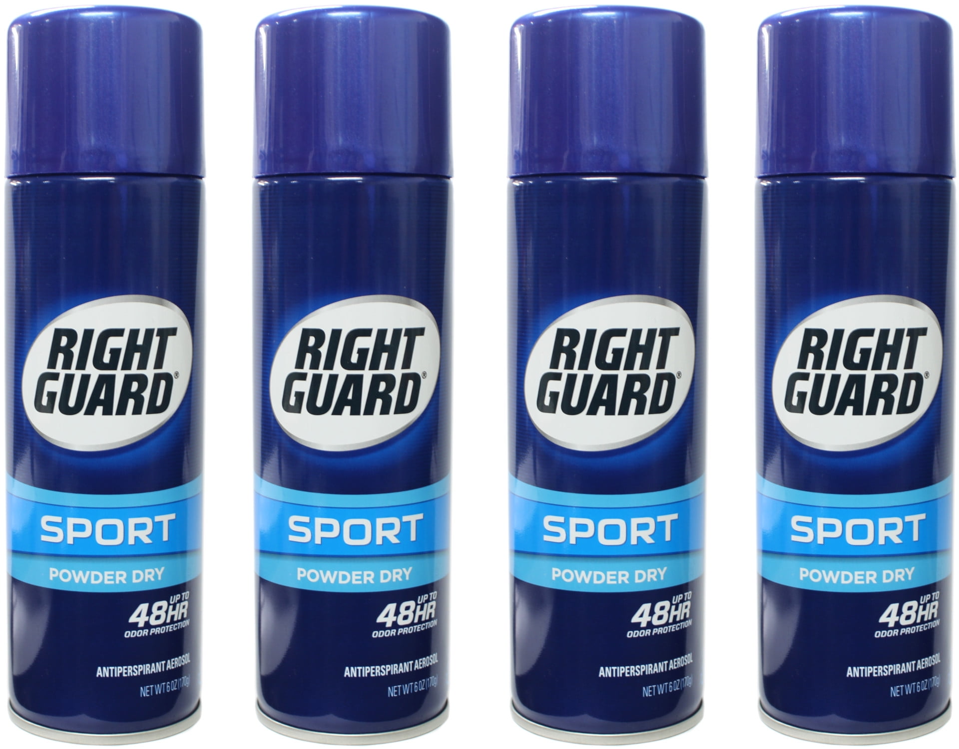 Buy Right Guard Aerosol Sport Powder Dry Antiperspirant, 6 oz Pack of 4