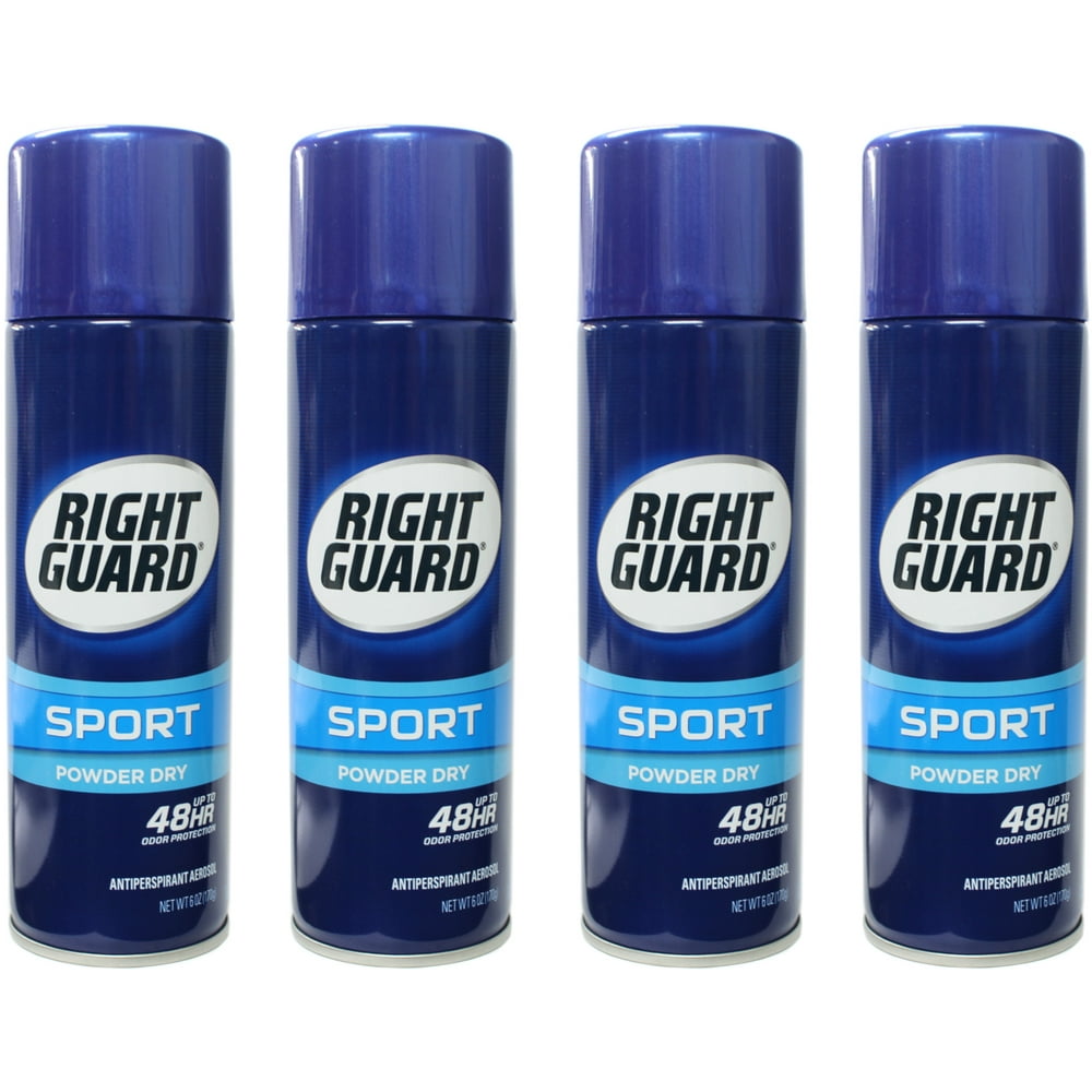 Right Guard Sport Antiperspirant and Deodorant Aerosol Powder Dry 6 oz