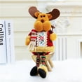 thumbnail image 1 of XWSHYW Decoraciones Navideñas Adornos Navideños Adornos de Muñeco de Nieve de Punto Postura Sentada Muñeco de Papá Noel de Piernas Largas Decoración de Muñeca de Fiesta de Ventana, 1 of 2