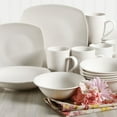 thumbnail image 2 of Gibson Hagen 30 Piece Porcelain Dinnerware White Set, 2 of 8