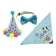 thumbnail image 2 of suministros para fiestas de cumpleaños de perros, ropa de cumpleaños para perros, adorable portátil, conjunto decorativo para fiestas de perritos para, 2 of 9