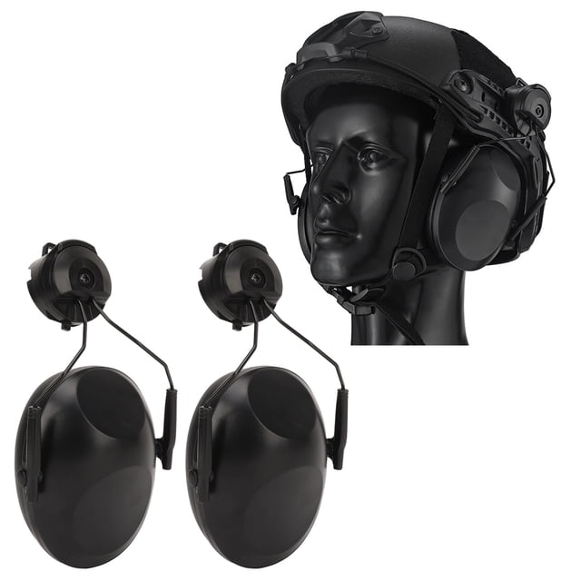Helmet Style Ear Muff, Helmet Sound Blocking Ear Muff Ergonomic Design Perfect Sealing Comfortable For Factory