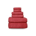 thumbnail image 6 of Mainstays Performance Textured 6-Piece Bath Towel Set - Red Sedona, 6 of 8