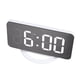 thumbnail image 4 of Reloj despertador digital LED con espejo y carga USB, 4 teclas de función y 2 opciones de modo de tiempo., 4 of 14
