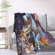 thumbnail image 2 of Manta polar de Pesadilla antes de Navidad, súper suave y acogedora, manta de franela ligera y cómoda, manta de felpa cálida para sofá, cama, 50 x 70 pulgadas, 2 of 8