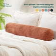 thumbnail image 1 of CHARRYARN by TexStead Almohada para Abrazar Almohada Cilíndrica de Pana Almohada de Cama Cilíndrica - Almohada Larga Multifuncional - Apta para yoga, Soporte Lumbar y Del Cuello Almohada Enrollable -, 1 of 7