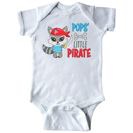 

Inktastic Pops Little Pirate Cute Raccoon with Sword Gift Baby Boy or Baby Girl Bodysuit