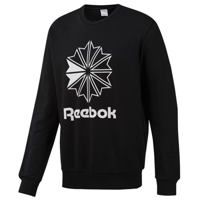 Sudadera Reebok Classics Big Iconic Hombre Clásica Casual negro XL Reebok DT8132