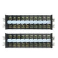 thumbnail image 2 of Din Rail Terminal Strip,2pcs Screw Terminal Strip Terminal Block Strip Terminal Wire Barrier Block World-Class Design, 2 of 14