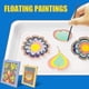thumbnail image 3 of Water Art Paint Set Water Pigment For Paper Marbling Art Tool With A5 Tray, 3 of 5