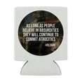 thumbnail image 2 of Absurdities and Atrocities Voltaire Can Cooler - Drink Sleeve Hugger Collapsible Insulator - Beverage Insulated Holder, 2 of 3