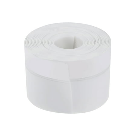 Uxcell Self Adhesive Weather Stripping Frameless Door Bottom Seal for Doors White 45mm x 9.84ft