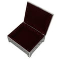thumbnail image 4 of Caja De Almacenamiento Decorativa En Relieve De La Caja De La Baratija De La Joyería De La aleación Del Cinc Del Modelo De Rose Del Vintage, 4 of 7