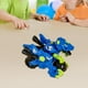 thumbnail image 1 of Juguete de dinosaurio transformador, transformación automática, juego divertido, juguete de dinosaurio deslizante para niños en edad preescolar, niñas velociraptor azul, 1 of 10