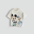 thumbnail image 3 of Camisetas estampadas para niños y niñas, Camiseta holgada informal, ropa fina y versátil con cuello redondo, novedad de verano, 3 of 5