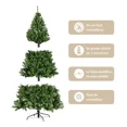 thumbnail image 4 of Arbol de Navidad Pino Artificial 2.10m Frondoso Follaje Verde de Lujo Completo Incluye Soporte Arbol de Navidad para Interior y Exterior 7 Pies de Altura, 4 of 7