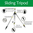 thumbnail image 4 of Tripod Garden Sprinkler with Adjustable Height Stand and Rotating Arm, Heavy-Duty Metal Lawn Irrigation Sprayer for Large Yards and Flower Beds, 4 of 8