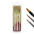 thumbnail image 1 of The Army Painter Ensemble de Pinceaux les Plus Recherchés - Miniature Petit Ensemble de Pinceaux en Acrylique-Inclut Pinceau à Sec, Pinceau Modèle Régiment & Pinceau à Pointe Fine pour Peinture m, 1 of 5