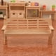 thumbnail image 5 of Banco de jardín moderno 1:12 para exteriores, casa de , accesorio de de de patio de juguete para niños, decoración de, 5 of 9