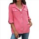 thumbnail image 1 of Chaqueta Vaquera de Larga para Mujer, , Ajustada, con Botones y Bolsillos Rosa M, 1 of 7