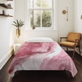 thumbnail image 4 of Pink Marble Tapestry for Bedroom Wall Hanging Tapestry, Summer Ocean Wave Red Ombre Ceiling Backdrop Tapestries Poster Blanket Wall Decor for Teens Room Living Room Dorm 39" x 59", 4 of 8