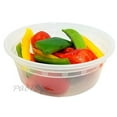 thumbnail image 2 of PCM 8 oz. Heavy Duty Round Deli Food Soup Plastic Container w/Lid 100% BPA Free (Pack of 96 Sets), 2 of 6