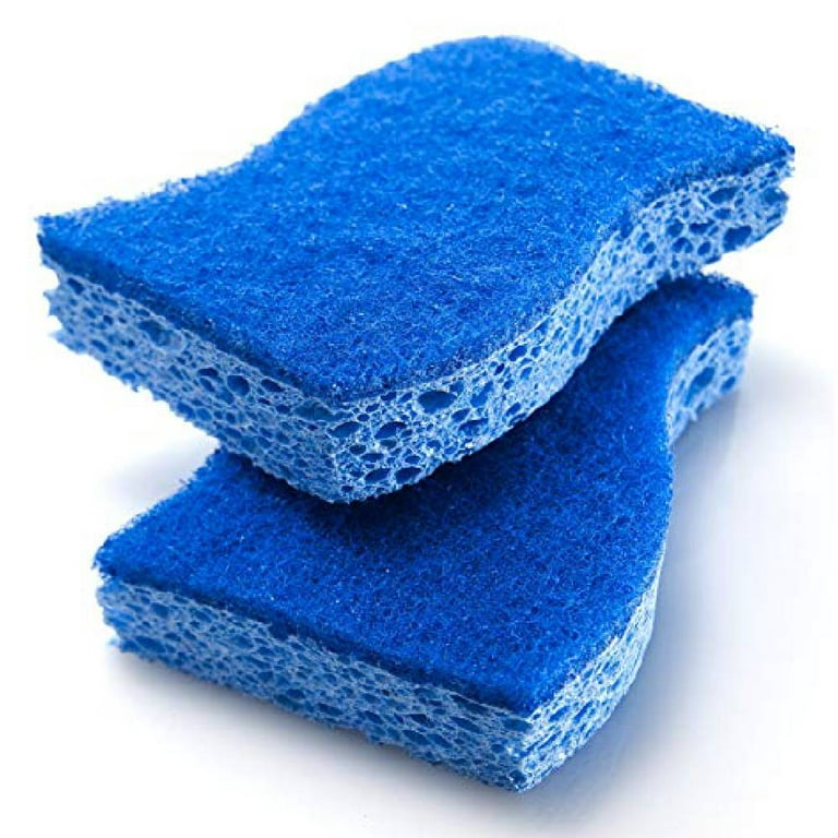 Spontex 2 Soft sponge for viscous dishes with a blue cleaning layer of 2  pieces - VMD parfumerie - drogerie