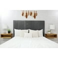 thumbnail image 3 of Barn Walls Gray Headboard, Rustic Design Weathered, Solid Wood Headboard, Floating Panels, Wall Mount, Adjustable Height, Easy Assembly, Queen Size, 3 of 10