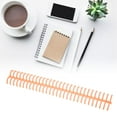 thumbnail image 4 of Spiral Binding Coil, Sheet Binding Comb Plastic  For Paper Orange, 4 of 8