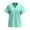 Mint Green, variant on Abomasnow Scrubs for Women Slim Fit Short Sleeve V Neck Nursing Uniforms Solid Stretch Scrub Medical Working Uniform with 5 Pockets