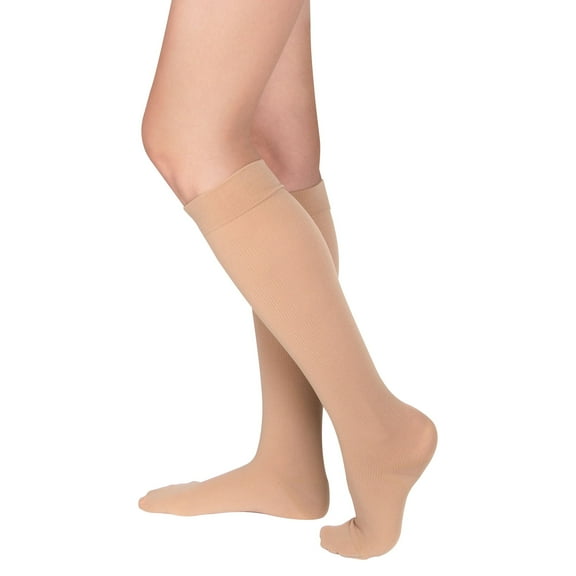 SNUG360 Compression Socks for Women & Men, 20-30 mmHg - Knee High, Closed Toe