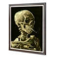 thumbnail image 2 of DECORARTS - Head of a Skeleton with a Burning Cigarette. Vincent Van Gogh Art Reproduction. Framed size: 43x35", 2 of 7