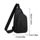 thumbnail image 3 of Bandolera estilo japonés para hombres y mujeres - Mochila de pecho resistente al agua para correr, ciclismo, viajar - Porta-móvil y cartera con varios bolsillos, 3 of 6
