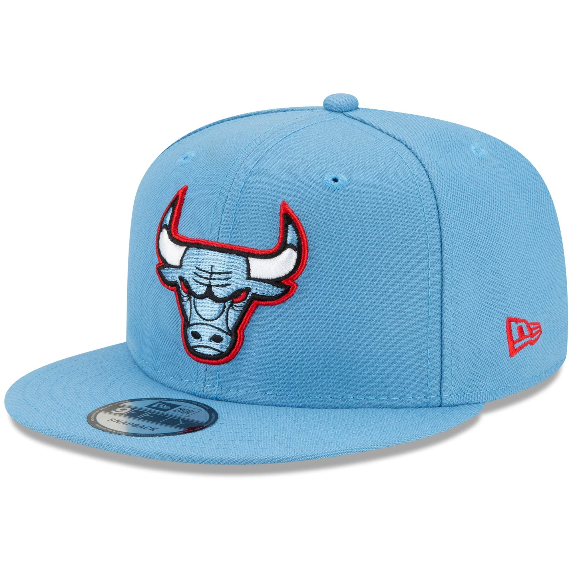 New Era White/Powder Blue Chicago Bulls 2-Tone Color Pack 9FIFTY Snapback Hat