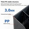 thumbnail image 6 of Deli Collapsible Magazine File Holder Magazine Rack Desk Organizer Binder Holder,2 Vertical Compartments,Dark Gray, 6 of 10