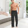 thumbnail image 4 of PISONIC Funny Mens Pajama Pants Lounge Men's Pajama Bottoms Soft Sleep Pants With Pockets Drawstring, 4 of 7