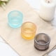 thumbnail image 4 of Uxcell 4 Piezas Soporte de Vela Tea Lights Soportes de Vela de Vidrio para Decoración de Centro de Mesa de Boda Cena Fiesta Marrón, 4 of 6