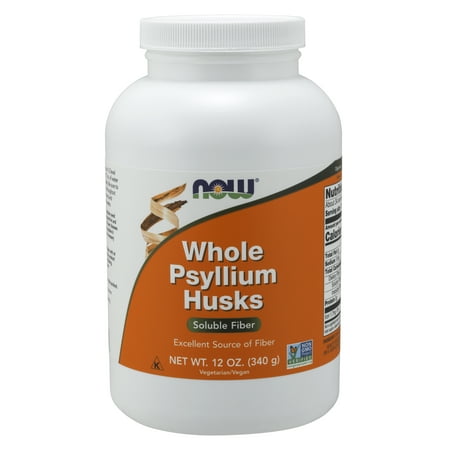 NOW Supplements, Whole Psyllium Husks, 12-Ounce