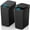 2 Pack 2.2 Gallon Black, variant on Bathroom trash cans with lids, 2-pack, 2.2-gallon automatic sensor trash cans, small smart sensor trash cans, slim and waterproof trash cans, suitable for bedrooms, bathrooms, offices, and living roo