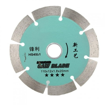 

Wheel Circular Saw Blade Green 12T Ceramic Tile Cutting Disc For Home Decoration 110x12x1.8mm