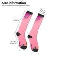 thumbnail image 2 of KLL Summer Fruits And Sunglasses Print Cool Socks Men's Women's Crew Socks Funny Crazy Novelty Stockings, 2 of 6