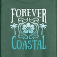 thumbnail image 3 of Instant Message - Forever Coastal Lightweight French Terry Wide Neck Long Sleeve Graphic Shirt, 3 of 6