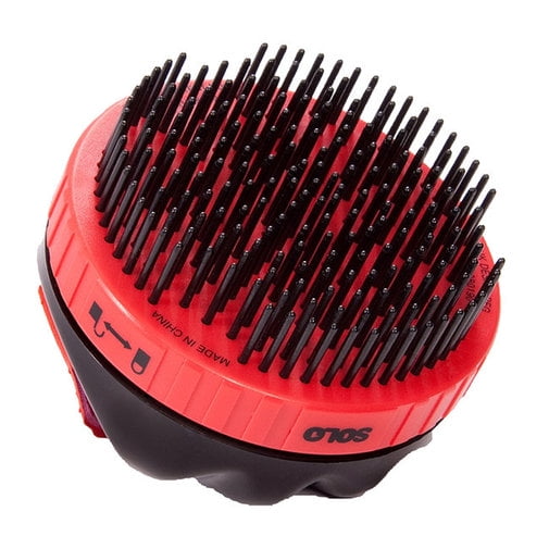 SOLO BRUSH EQUESTRIAN HORSE/DOG/CAT BRUSH BRUSH AND MASSAGE BRUSH WITH A TWIST 