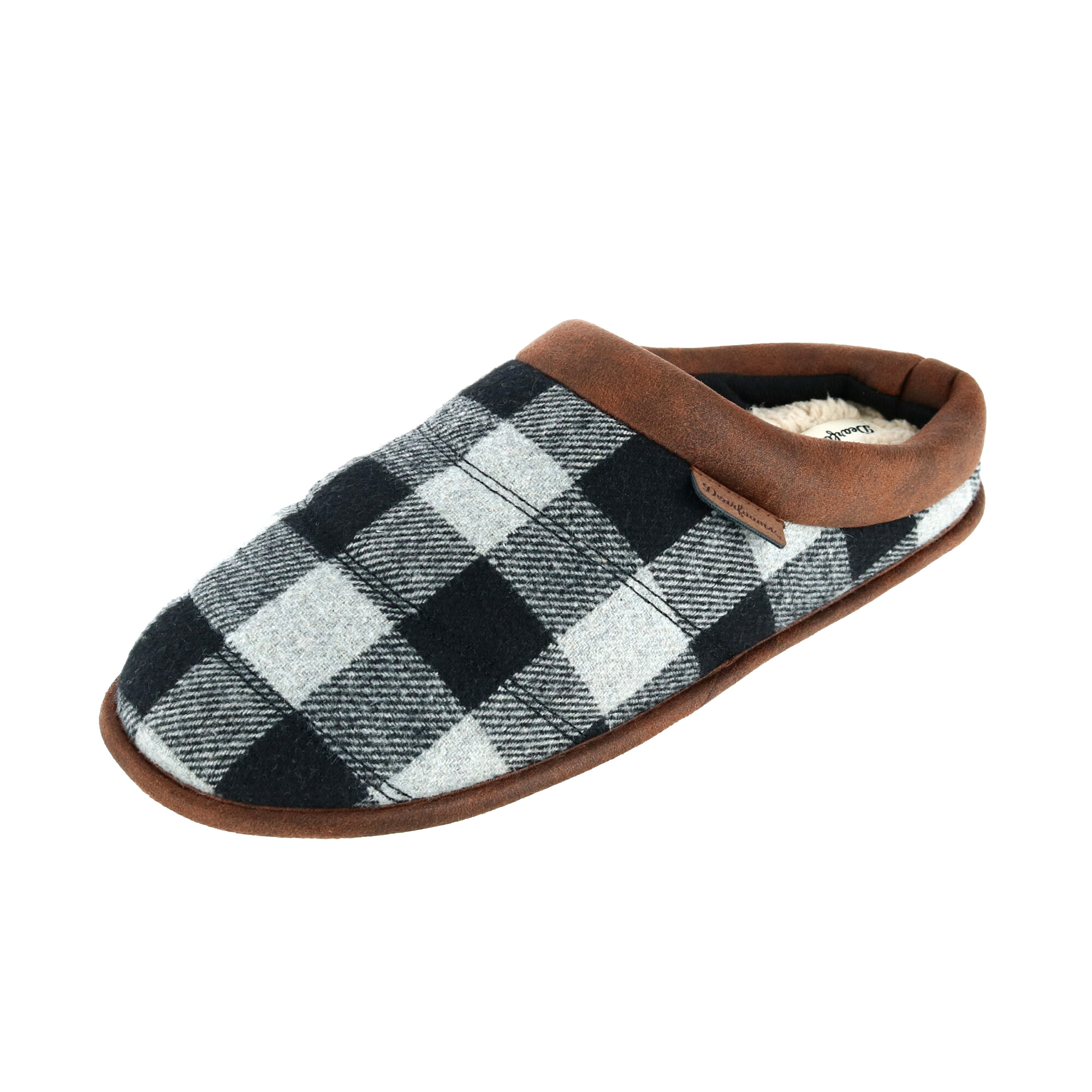 Dearfoams Men's Asher Plaid Print Quilted Clog Slipper Walmart Canada