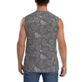 thumbnail image 4 of Goofa Funny Chicken Printed Men's Sleeveless T-Shirt - Athletic Gym Workout Tank Top for Men - Moisture-Wicking, UPF 30+ Quick-Dry Muscle Tee-Small, 4 of 8
