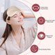 thumbnail image 3 of Antifaz para dormir, suave venda para los ojos para dormir para mujeres, cubierta para sombra de ojos con gomas para el pelo de satén y diadema, regalo de boda, 3 of 5