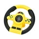 thumbnail image 4 of Juguete de volante para conducir un automóvil, juguete sensorial, divertido juguete de conducción con luces y música para niños y niñas en edad amarillo con base, 4 of 9