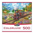 thumbnail image 4 of RoseArt - Colorluxe 500-Piece - Train Journey- Adult Interlocking Puzzle, 4 of 6